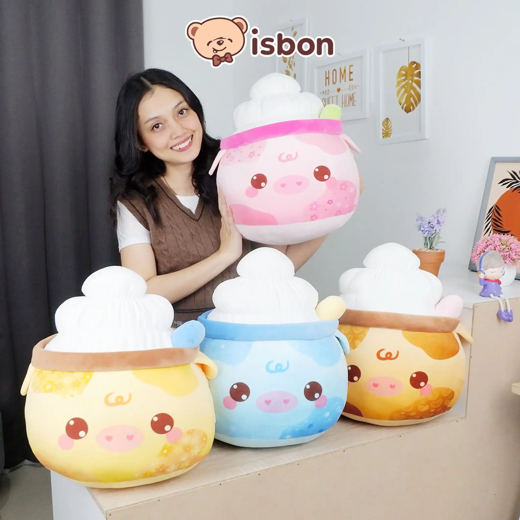 ISTANA BONEKA Penghangat Tangan Minuman Moo Shake Nap Cushion Warmer