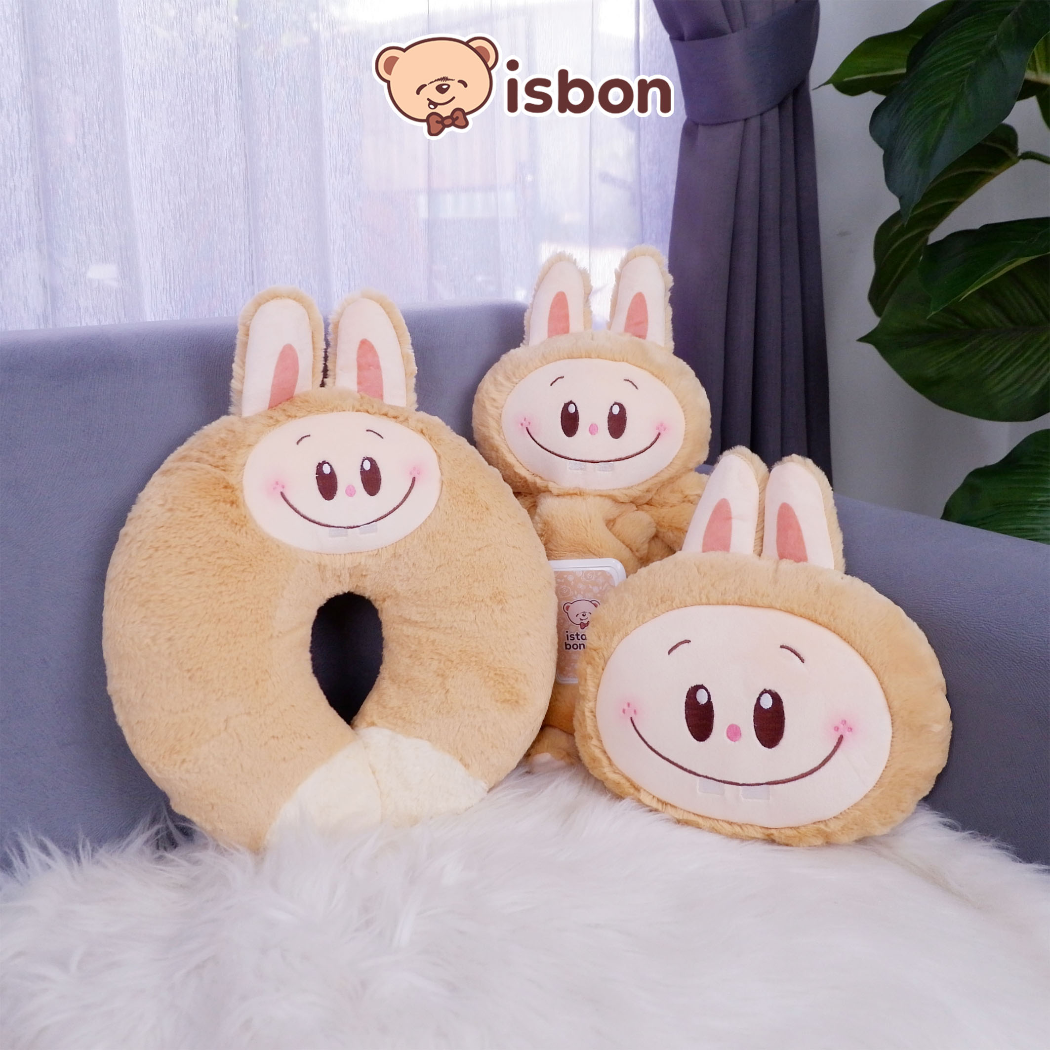 ISTANA BONEKA Olala Lala Series Bantal Leher NR Tempat Tisu Bantal Kepala Anak Dewasa Lembut Premium