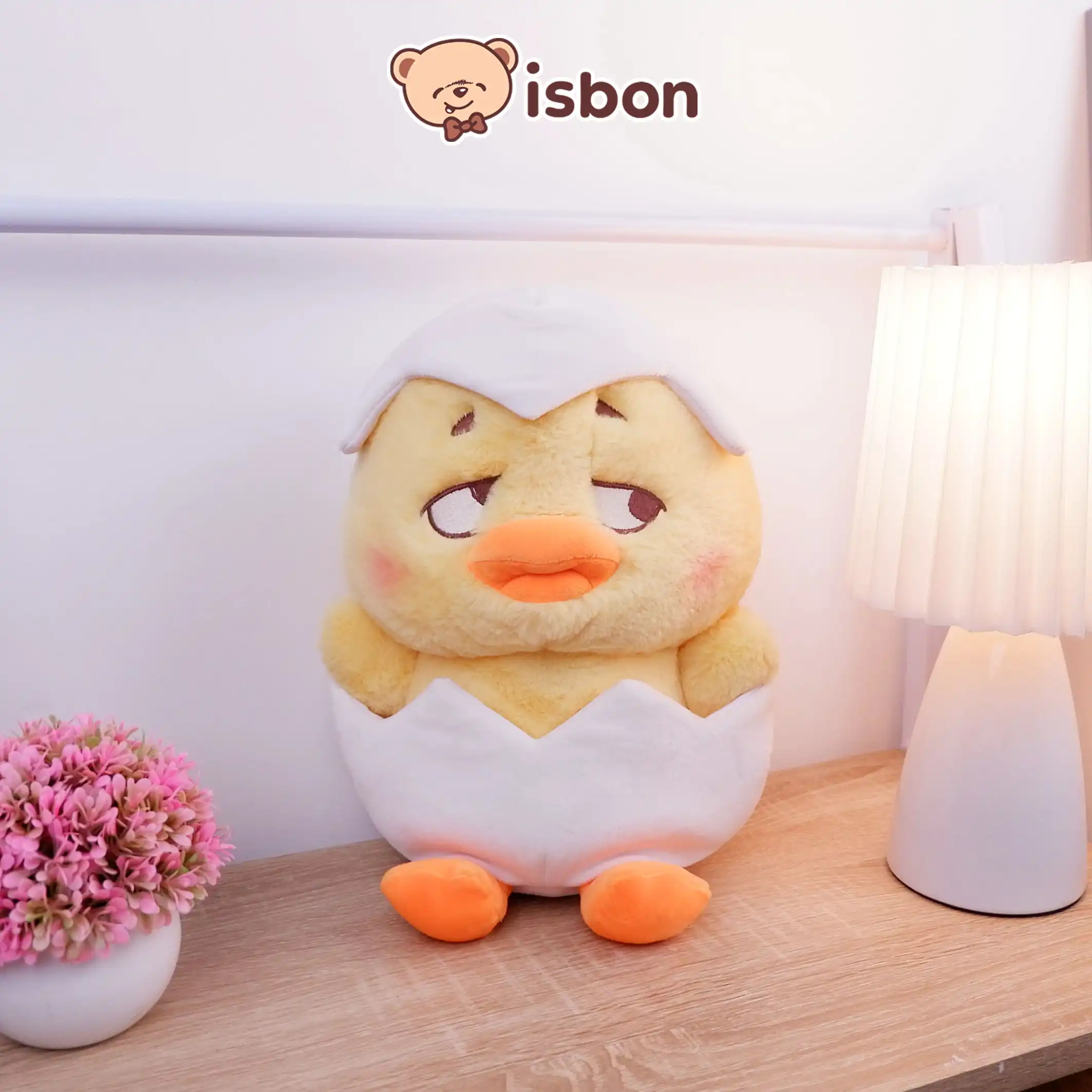 ISTANA BONEKA Sad Duck 11in With Egg Bebek Sedih Mainan Anak Ekspersi Marah Sinis Melirik Lucu Imut Halus Non Alergi Hadiah Ulang Tahun Spesial Premium