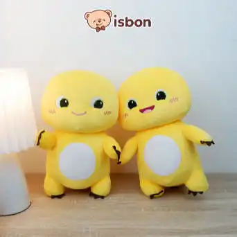 ISTANA BONEKA Dino Kuning Squishy Yellow Dino 12inch Mini Lucu Mainan Anak