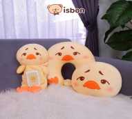 ISTANA BONEKA Sad Duck Series Bantal Leher NR Tempat Tisu Bantal Kepala Anak Dewasa Lembut Premium