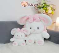 ISTANA BONEKA Rabbit FLOOPY RIBBON BUNNY WHITE PINK Pita Cantik Kelinci Lucu SNI Bahan Premium Mainan Bayi Anak Hadiah Ulang Tahun Spesial