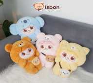 ISTANA BONEKA STD Kisso Cantik with Baju Hoodie dan Tas Kecil Telinga Pendek Bulu Halus Mainan Anak Hadiah Spesial Ulang Tahun