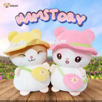 ISTANA BONEKA Hamster Hewan Lucu With Topi dan Tas 